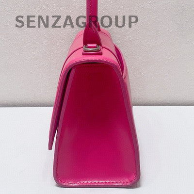 Balenciaga Pink Silver Small Handbag Shoulder Crossbody Bag Women Classic