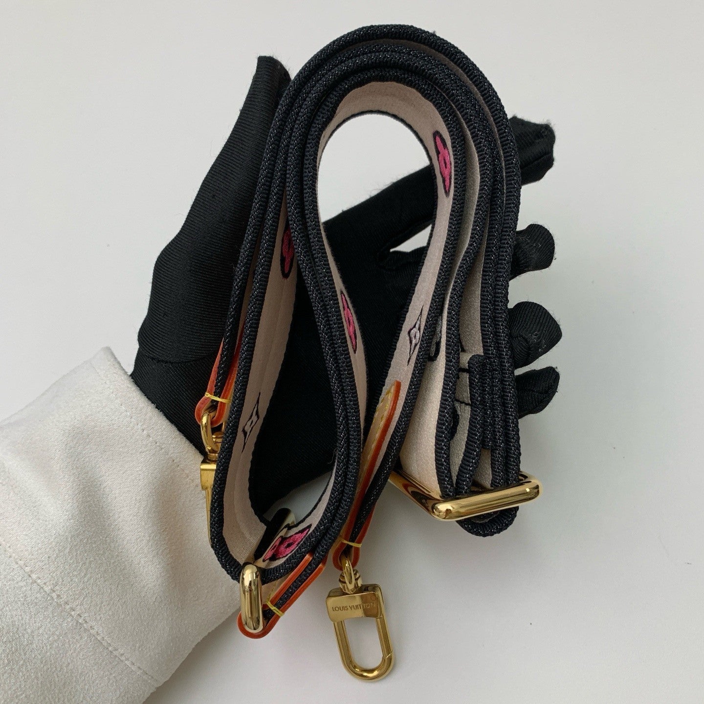 Louis Vuitton Speedy20 Monogram Top Handle Bag Crossbody Brown Gold Used Women
