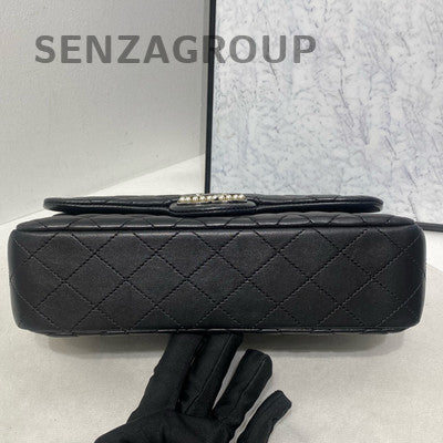 Chanel Westminster Black Silver Lambskin Chain Shoulder Bag