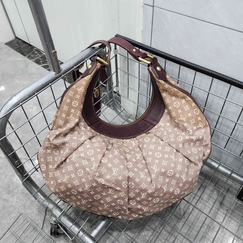 Louis Vuitton Monogram Idylle Vintage Pink Denim Shoulder Bag