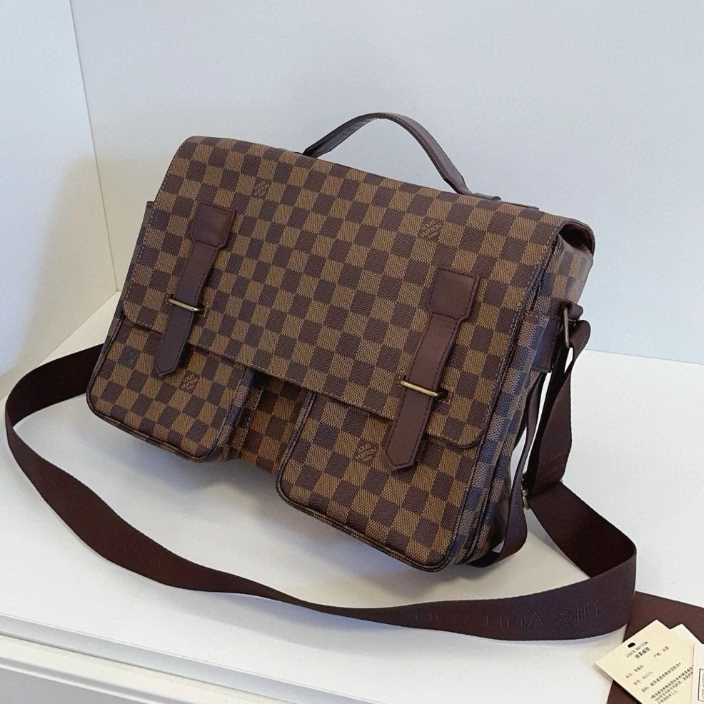 Louis Vuitton Broadway Messenger Bag Top Handle Shoulder Bag Unisex Adults