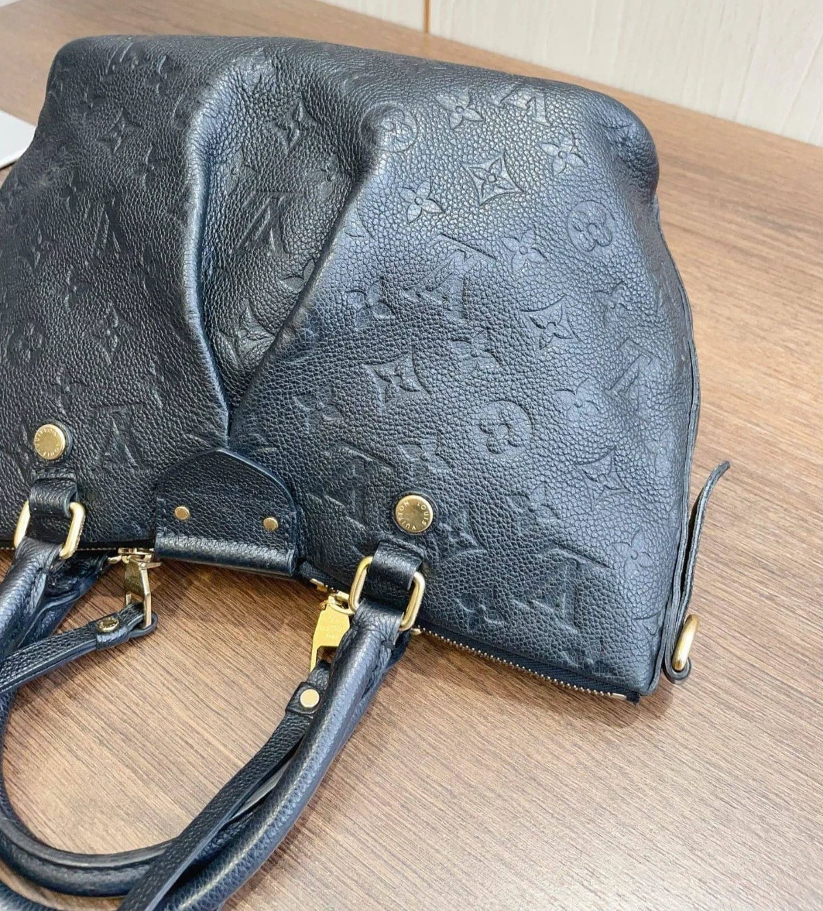 Louis Vuitton Mazarine Monogram Calfskin Top Handle Bag Crossbody Bag Women