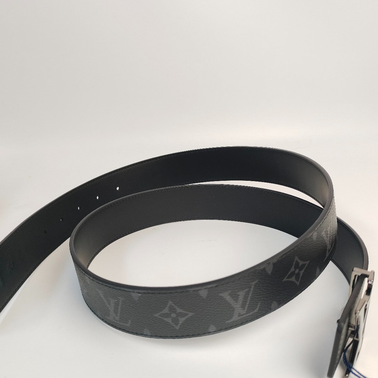 SJ0001 Louis Vuitton LV Initiales Belt - Black 105
