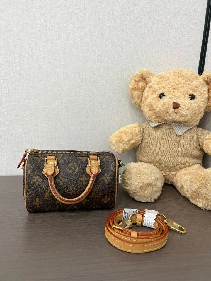 Louis Vuitton Monogram Canvas Speedy Nano Handbag For Women
