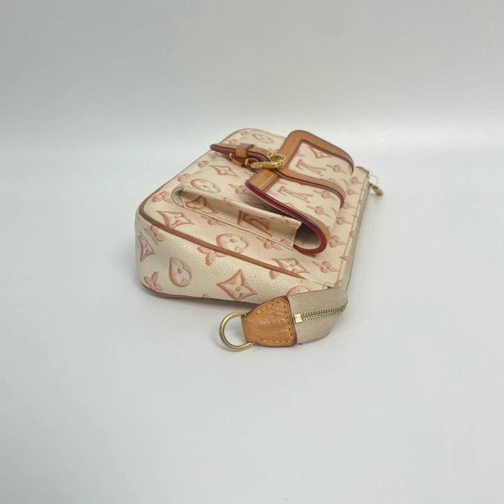 Louis Vuitton Monogram Dune Baguette Shoulder Bag For Women