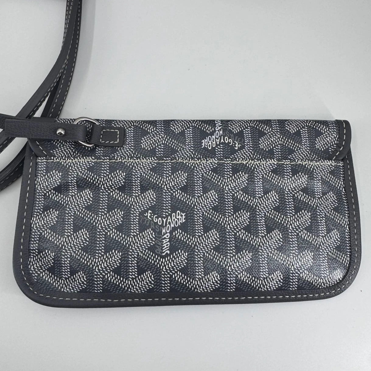 Goyard Artois Mini Gray Canvas Tote Shoulder Handbag For Women