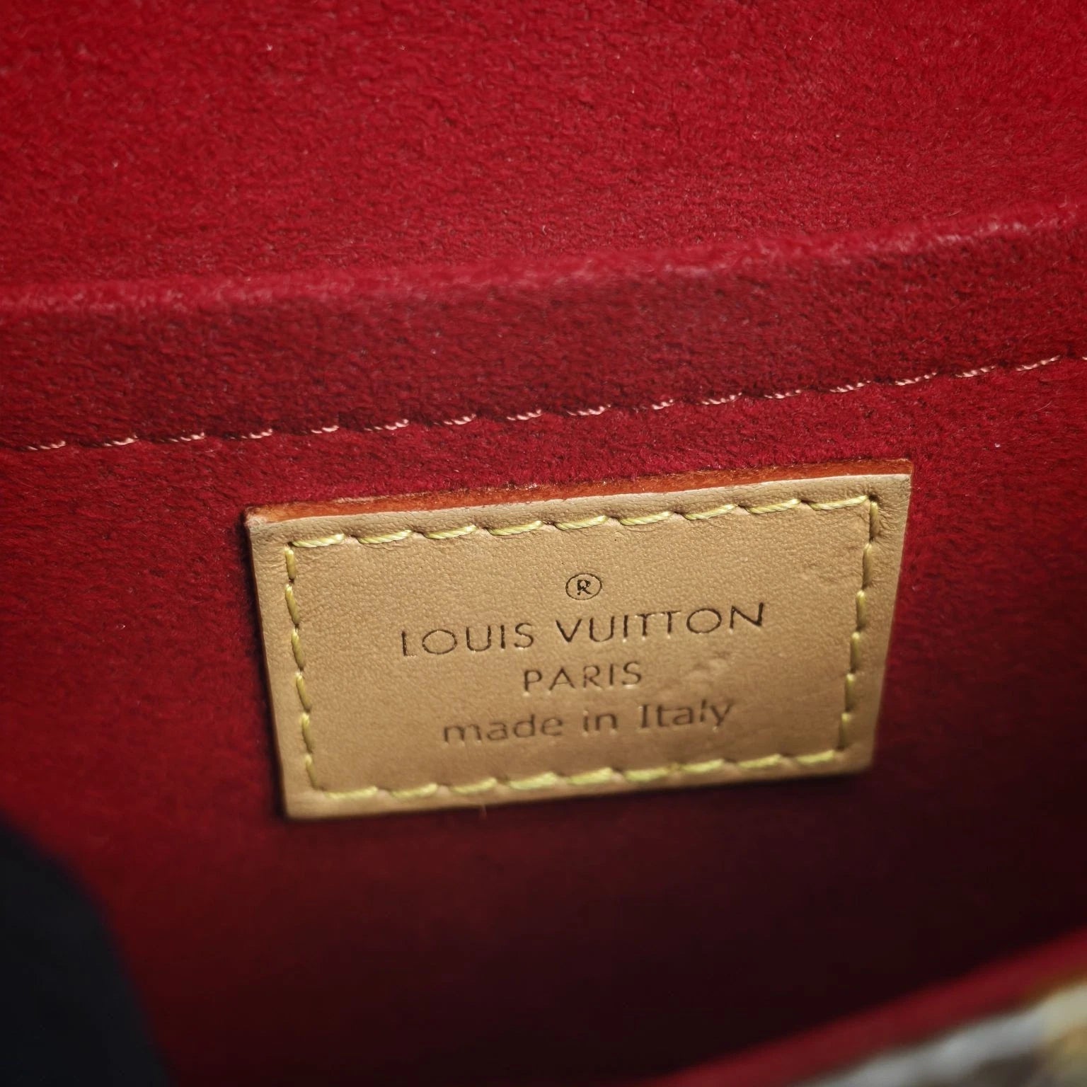 Louis Vuitton Canvas Monogram Tambourin Saddle Crossbody Bag For Women