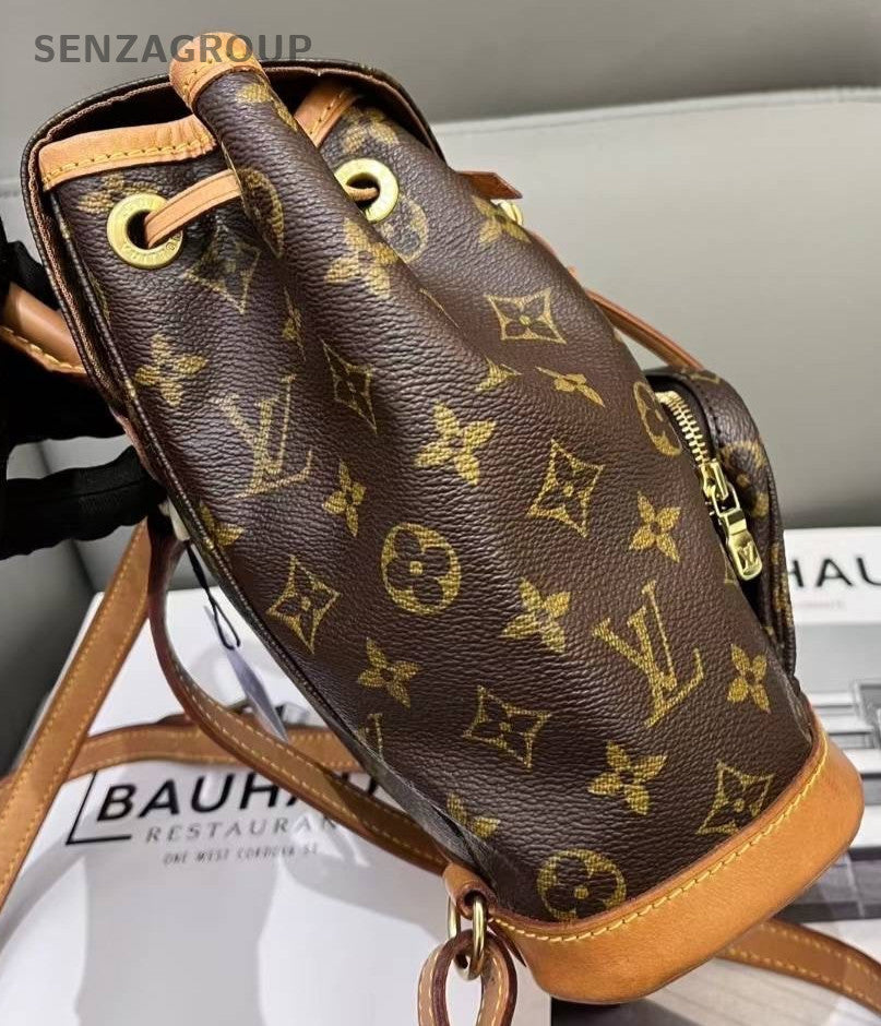 Louis Vuitton Backpack PM Monogram Drawstring Shoulder bag Vintage