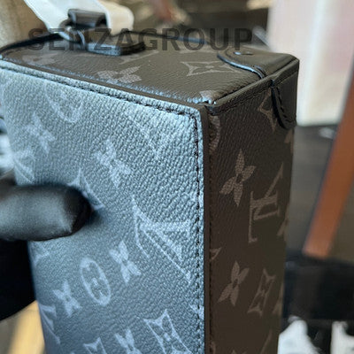 Louis Vuitton Steamer Messenger Bag Monogram Black Unisex Classic