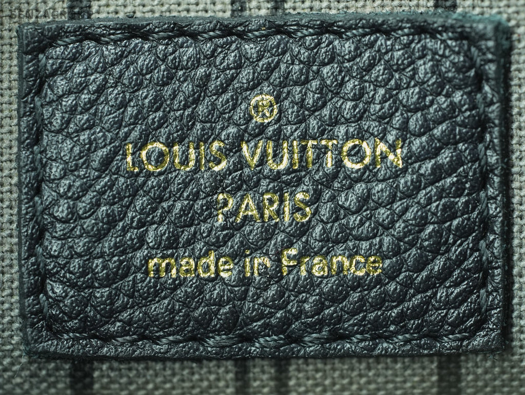 Louis Vuitton Monogram Empreinte Montaigne MM Shoulder Handbag