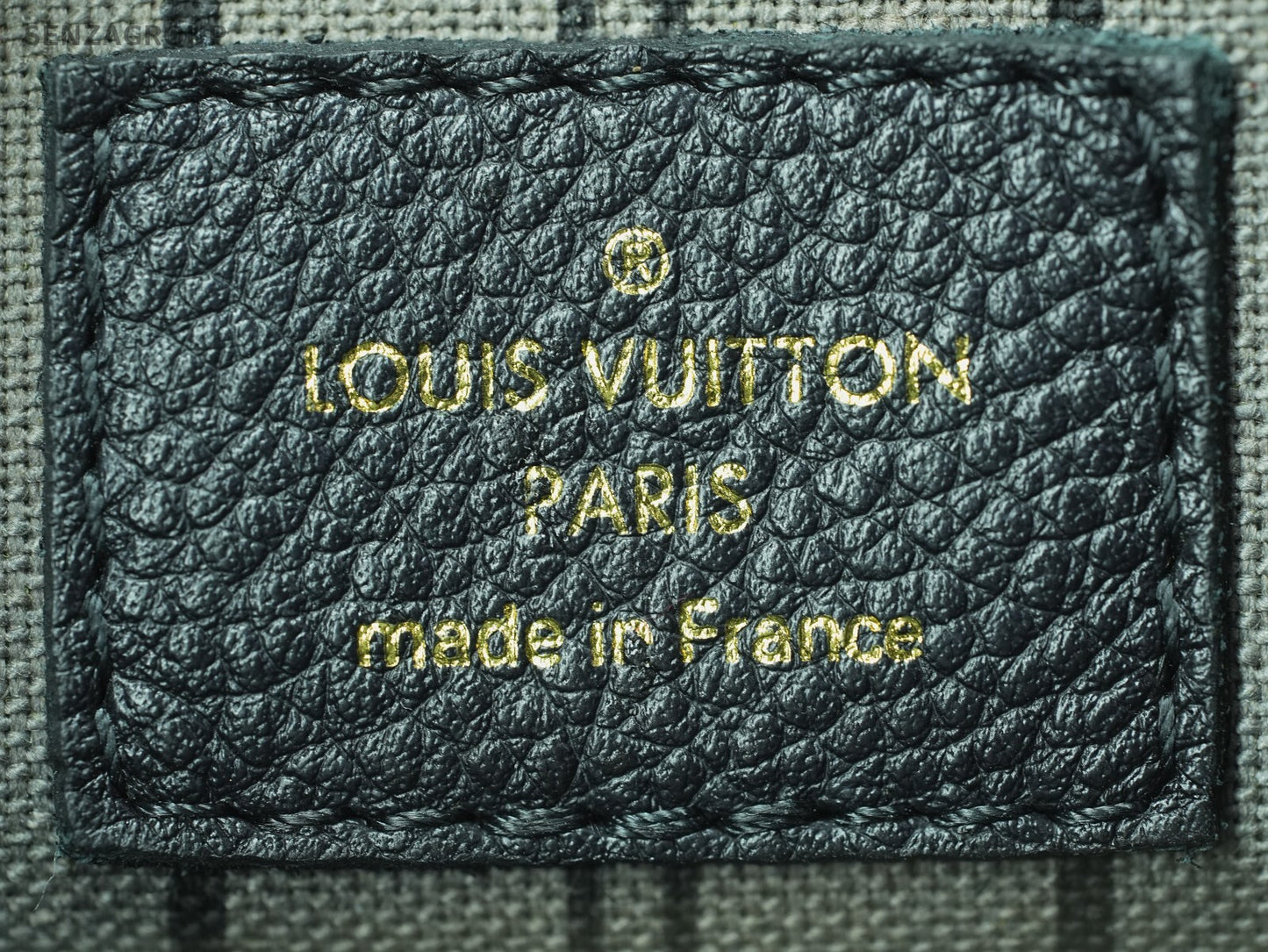 Louis Vuitton Monogram Empreinte Montaigne MM Shoulder Handbag