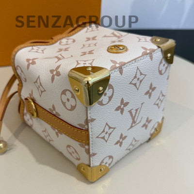 Louis Vuitton Monogram Noe Purse Chain Shoulder Bag White Classic Women