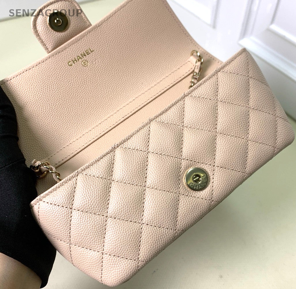 CHANEL Classic Flap Calfskin Chain Strap Phone case Women