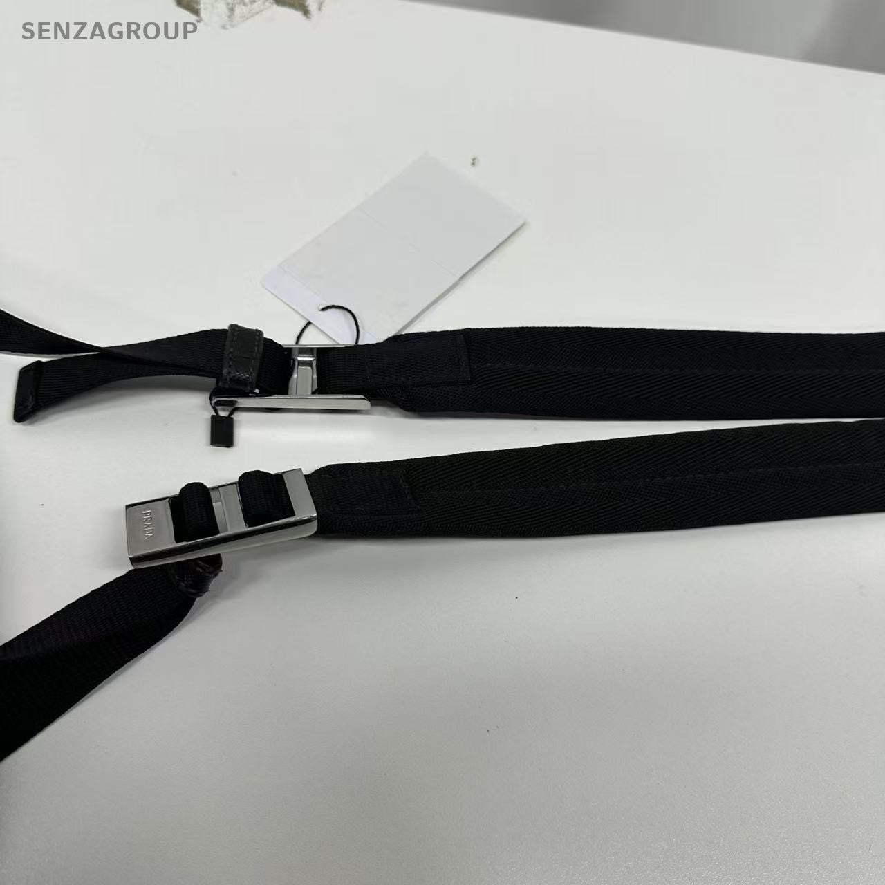 PRADA Nylon Black Silver Camera bag