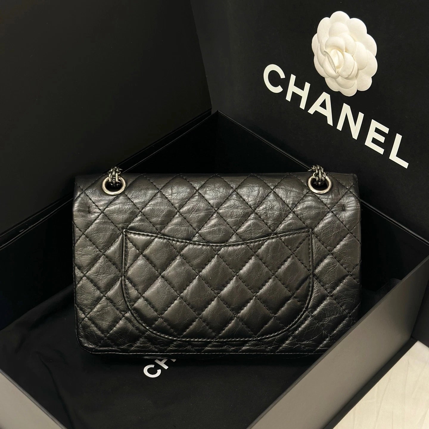 CHANEL 2.55 Mini Badge Limited Edition Shoulder Bag For Women