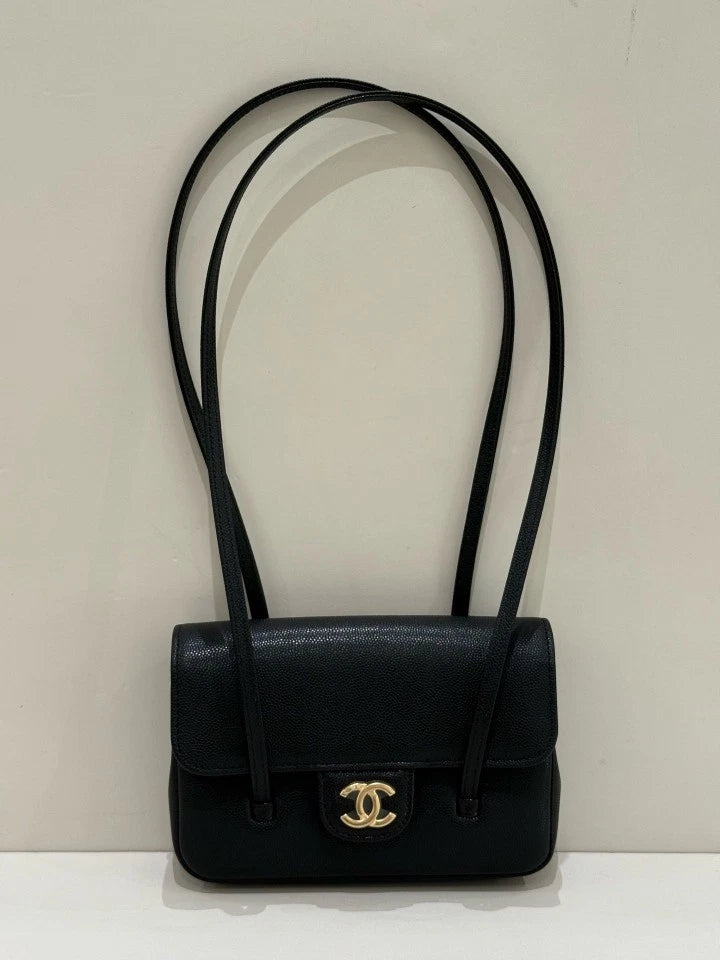 CHANEL Preppy Coco Mini Black Handbag For Women