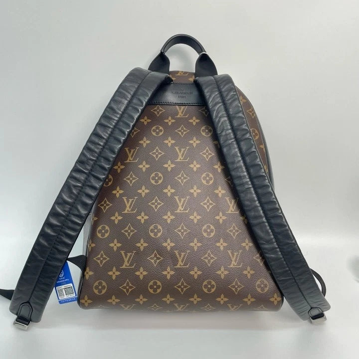 Louis Vuitton Monogram Black Calfskin Josh Backpack For Women