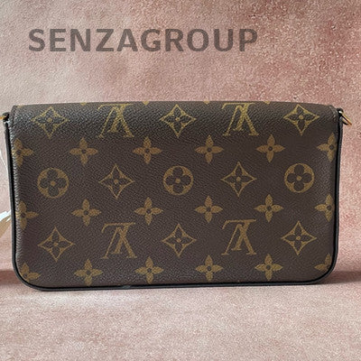 Louis Vuitton Monogram Chain Shoulder Bag Classic Women Fashion