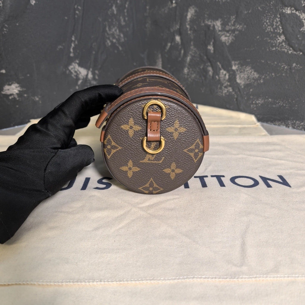 Louis Vuitton Papillon Canvas Shoulder Bag For Women