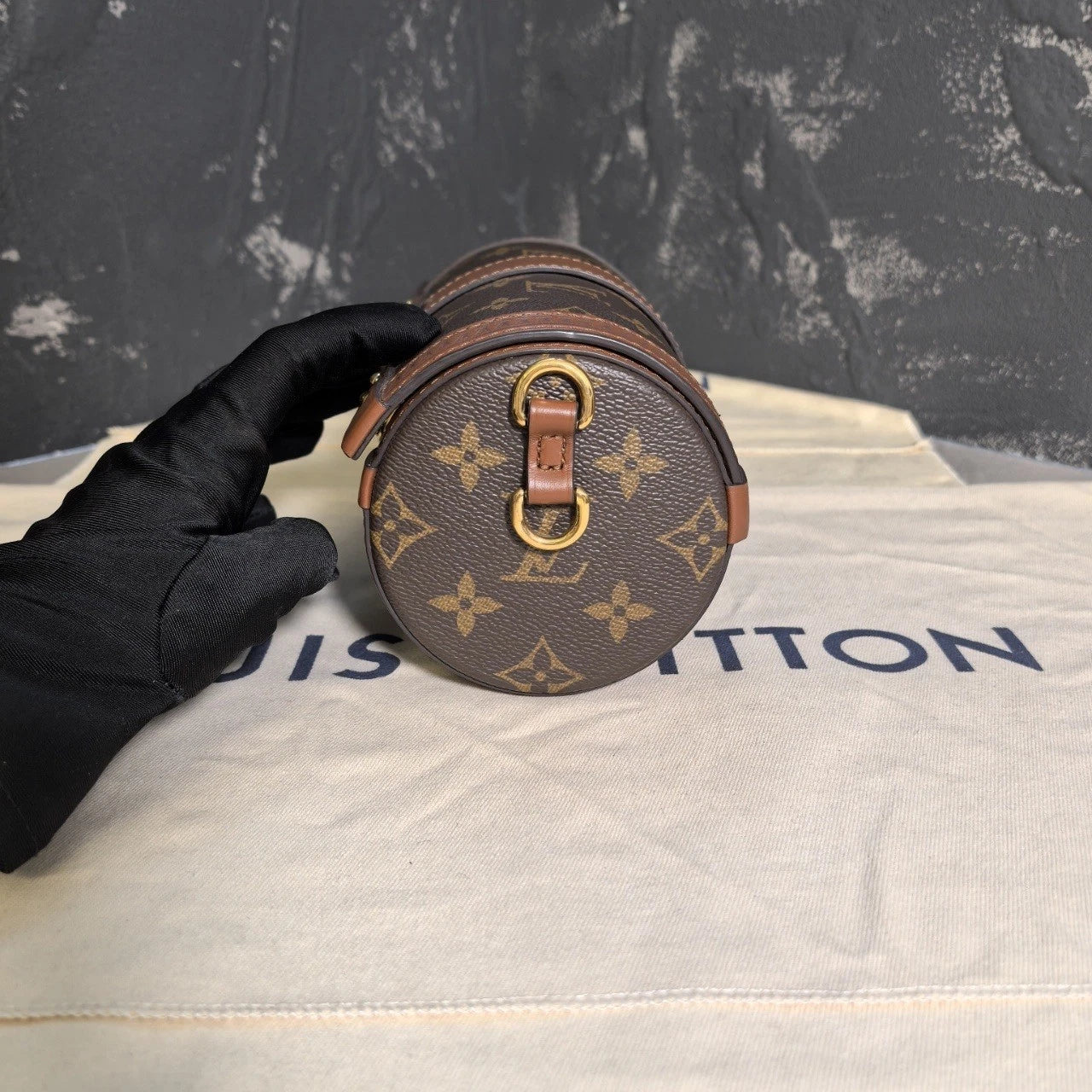Louis Vuitton Papillon Canvas Shoulder Bag For Women