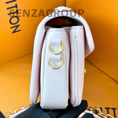 Louis Vuitton Pink Monogram Canvas Pochette Métis Chain Crossbody Bag