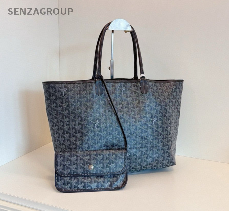 Goyard Saint Louis Tote MM Monogram Shoulder bag withe Pouch Women Classic
