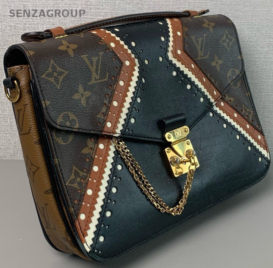 Louis Vuitton Monogram POCHETTE MÉTIS Limited Edition Brogue Shoulder Bag