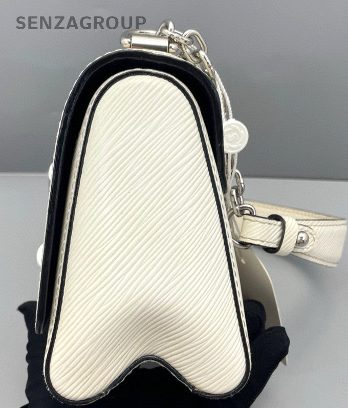 Louis Vuitton Twist PM Chain Strap Epi Leather Shoulder bag Cream White Women