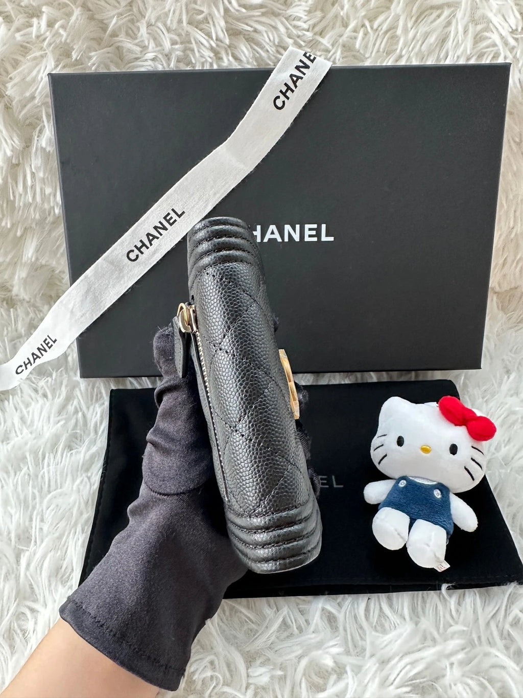 New Authentic CHANEL LeBoy Calfskin Wallet For Women