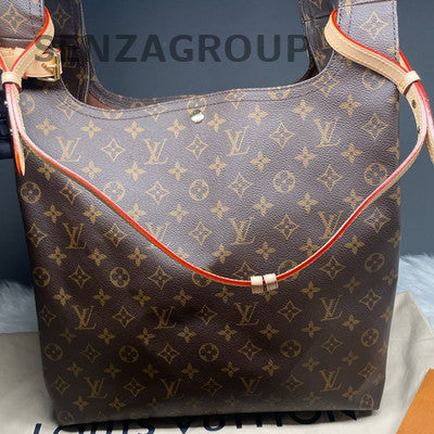 Louis Vuitton Atlantis GM Shoulder Bag Brown Gold Hardware Classic Women's