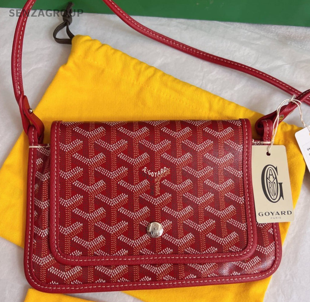 Goyard WOC Canvas Monogram Shoulder Clutch Crossbody Bag Women Red Brand new