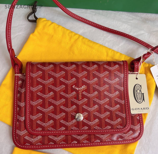 Goyard WOC Canvas Monogram Shoulder Clutch Crossbody Bag Women Red Brand new