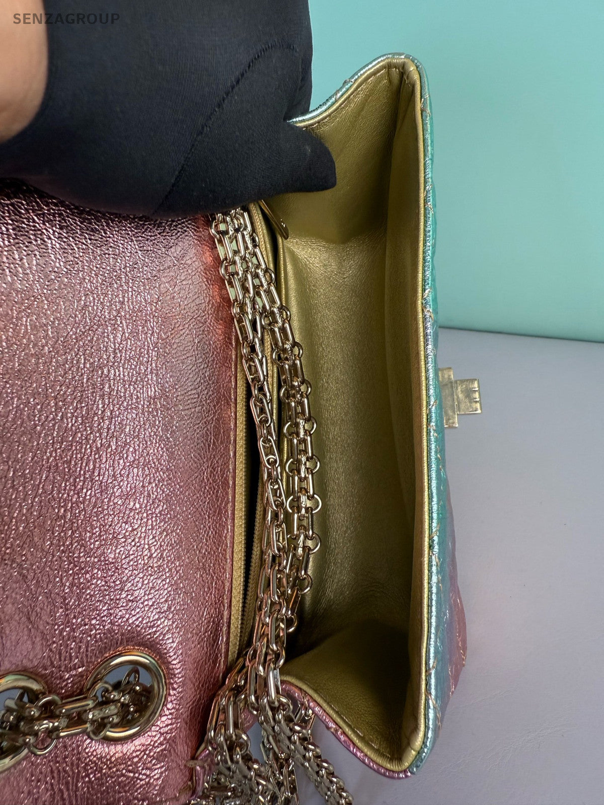 Chanel 2.55 Classic Quilted Colorful Chain Shoulder Bag Women Fashion