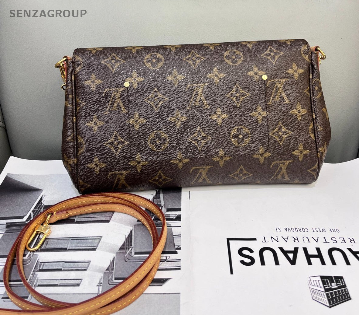 Louis Vuitton Favourite MM Monogram 2WAY Chain Shoulder bag Crossbody Women