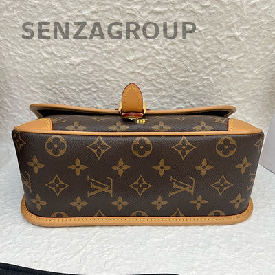 Louis Vuitton Monogram Fendi Baguette Shoulder Crossbody Bag Brown Gold