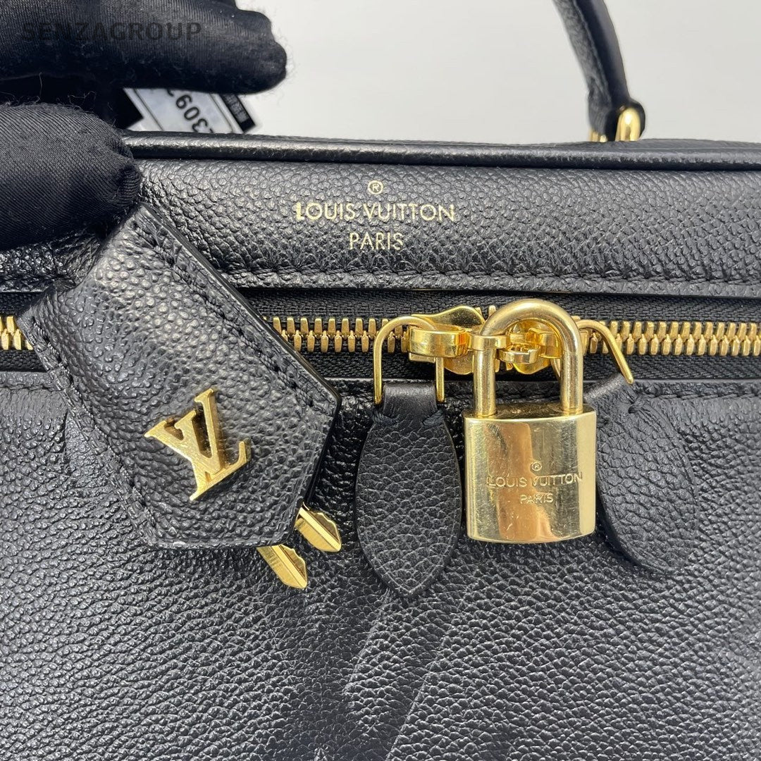 Louis Vuitton Vanity Make up Box Monogram Empreinte 2way Crossbody Black