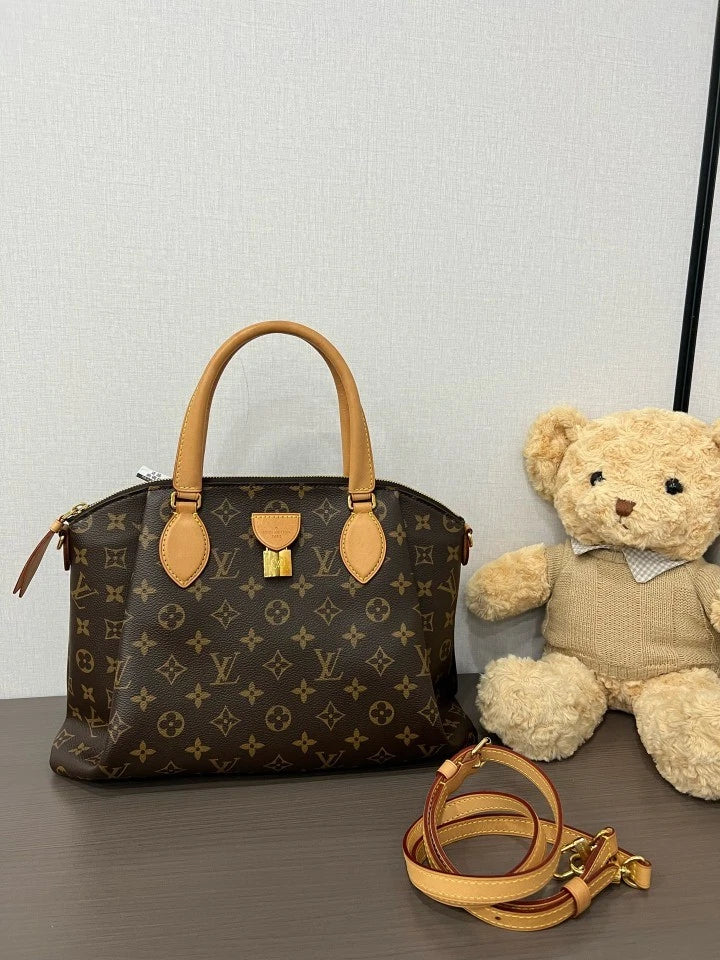 Louis Vuitton Monogram Canvas Rivoli Top Handle Bag For Women
