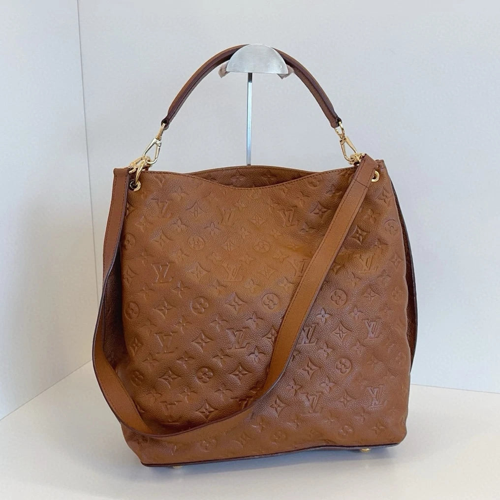 Louis Vuitton Métis Hobo 3Ways Top Handle Shoulder Crossbody Brown Gold Women