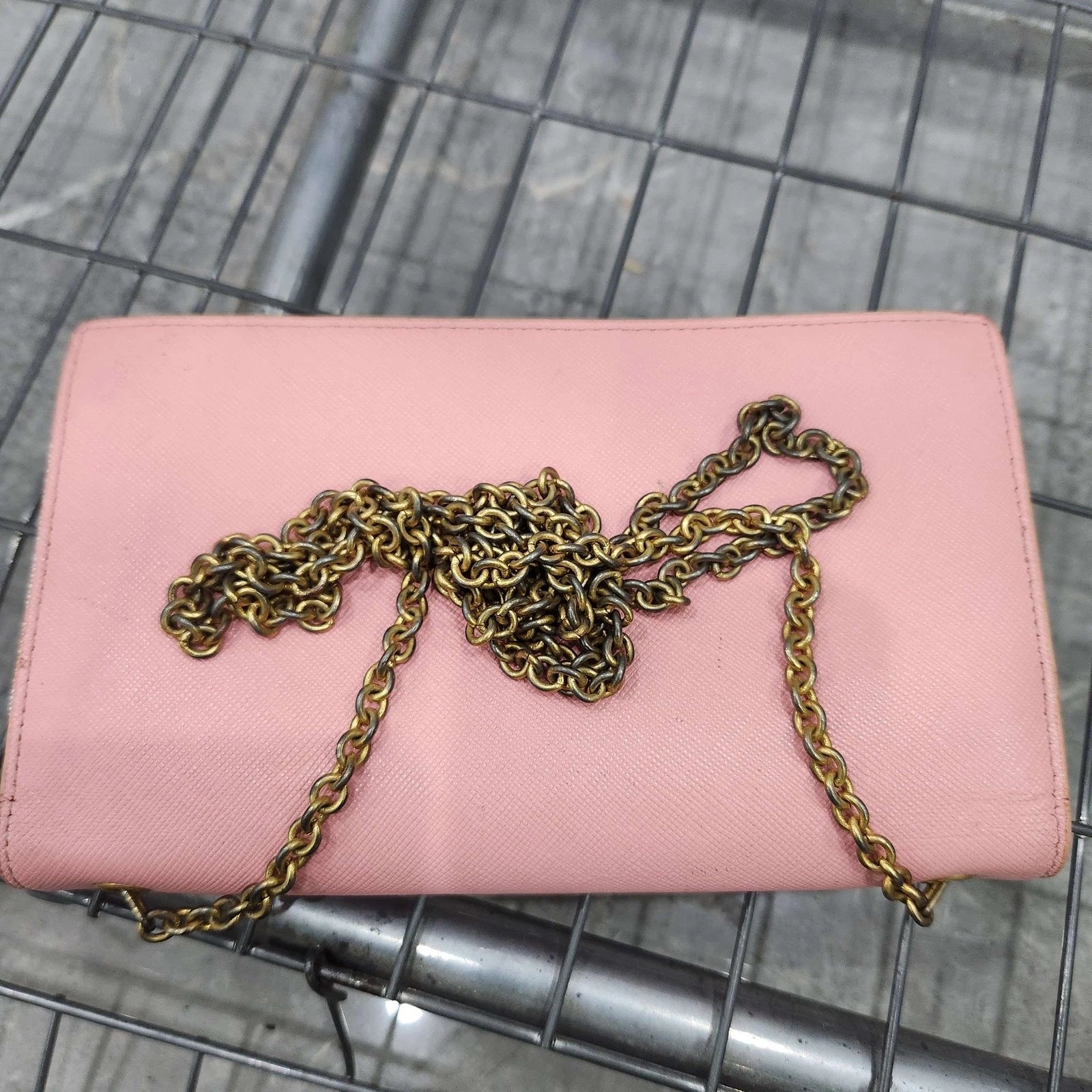 MCM Pink Bow WOC Shoulder Crossbody Bag For Women