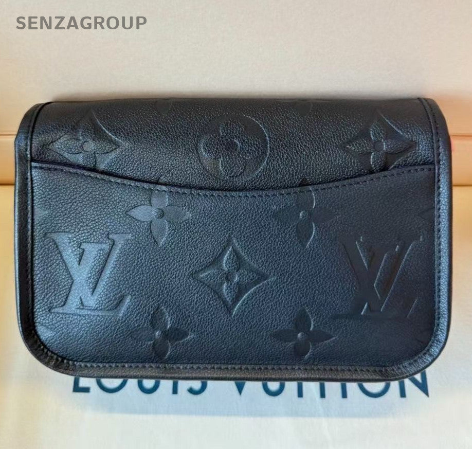 Louis Vuitton Diane Monogram Empreinte Calfskin 2way Shoulder bag Black Women