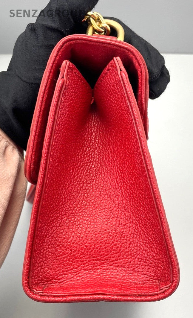 Louis Vuitton Saint Chain Strap Monogram Empreinte Shoulder bag Red Women
