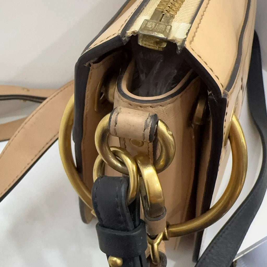 Chloe Double Ring Zipper Shoulder Crossbody Underarm Bag For Women