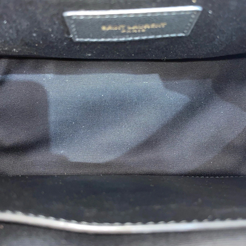 Saint Laurent Niki Gold Blue Shoulder Bag Excellent