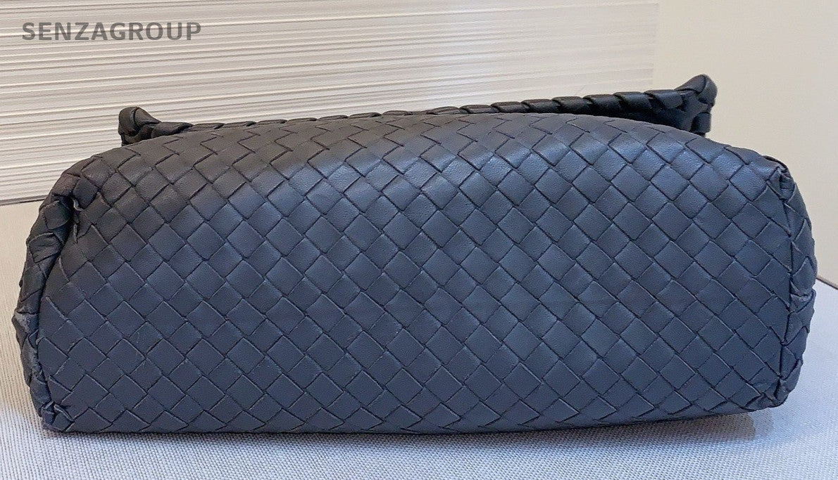 Bottega Veneta Olympia Shoulder Bag Elephant Grey Women