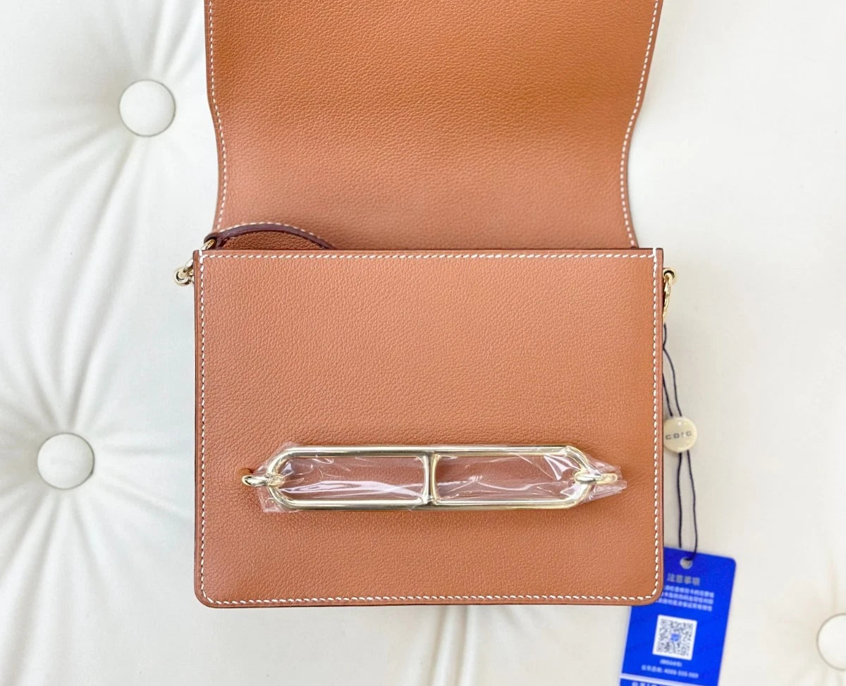 Hermes Roulis Mini18 Evercolor Shoulder Bag Crossbody Bag Women Classic S