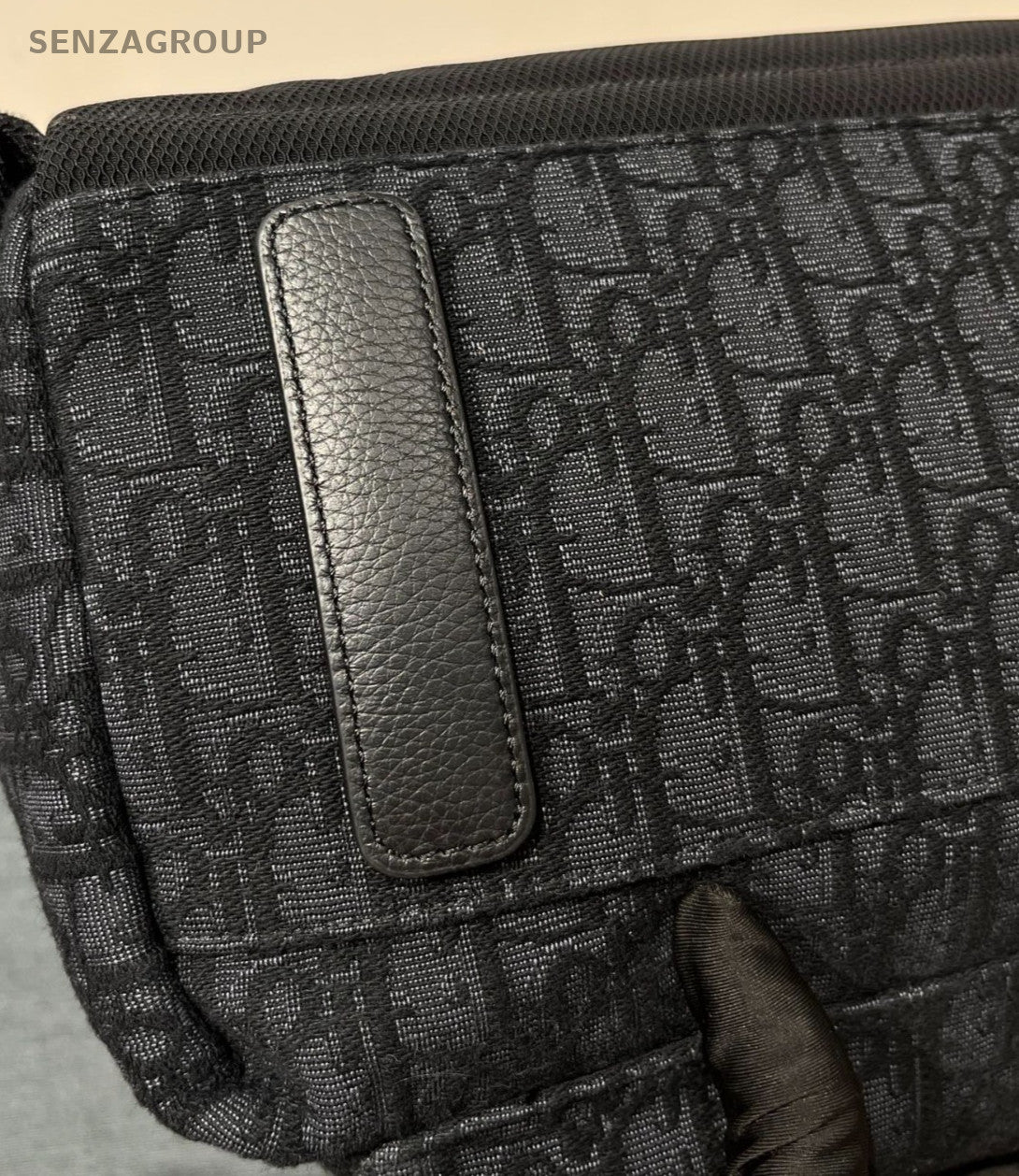 Christian Dior Rider Monogram Backpack Black Silver Unisex Adults Classic