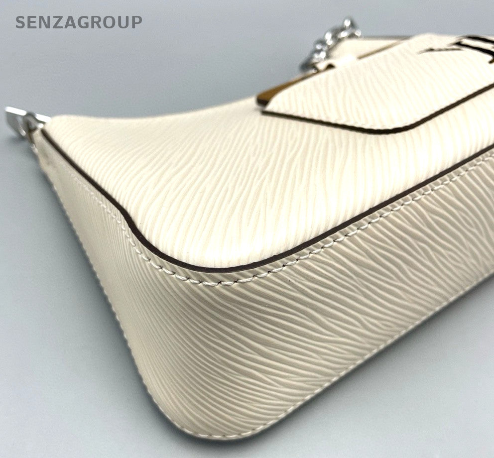 Louis Vuitton Marelle PM Cream White 2WAY Shoulder bag Women