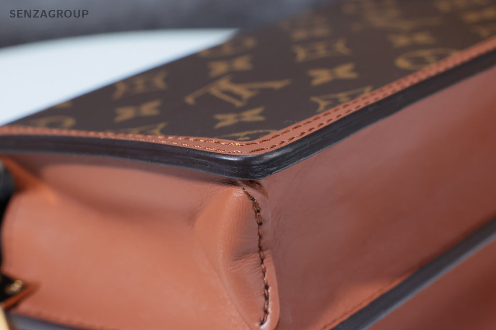 Louis Vuitton Dauphine Monogram PM Shoulder Bag Crossbody Brown Women Classic