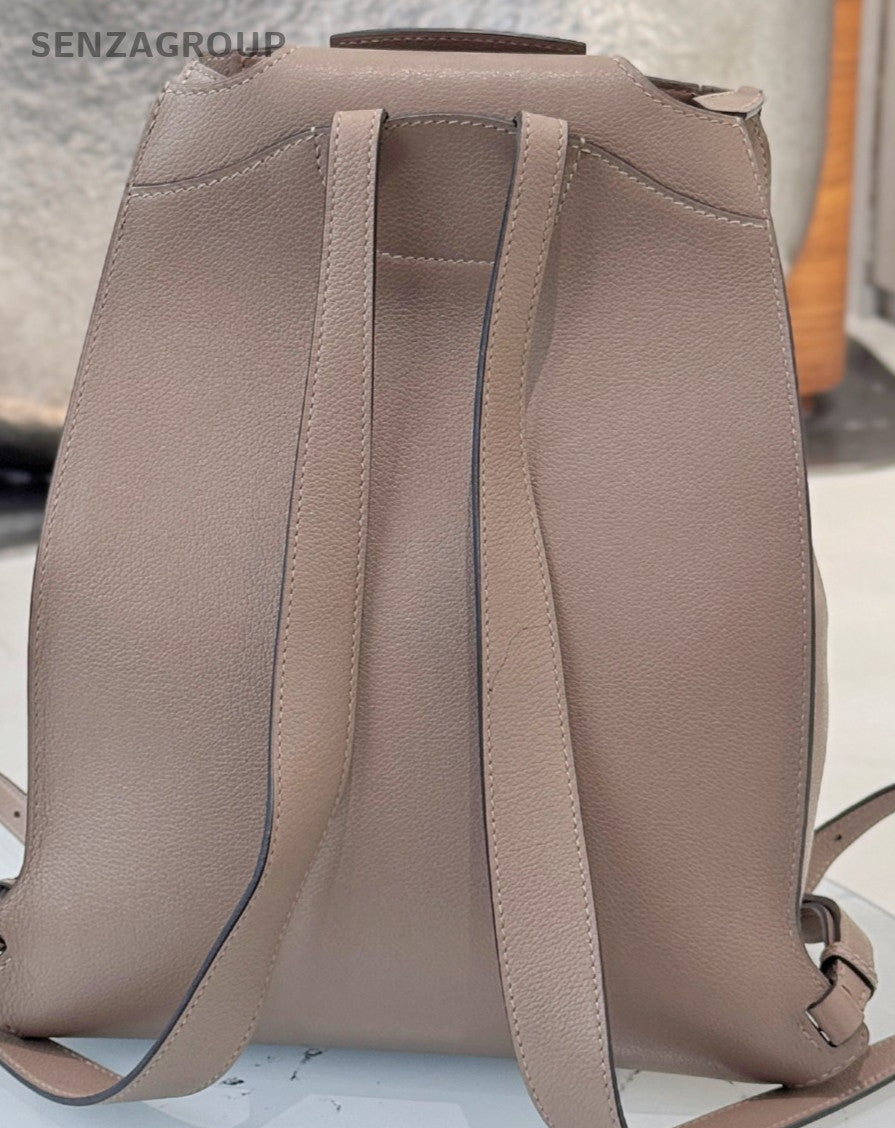 Hermes GR24 Backpack Gray Silver Used Women Classic Designer