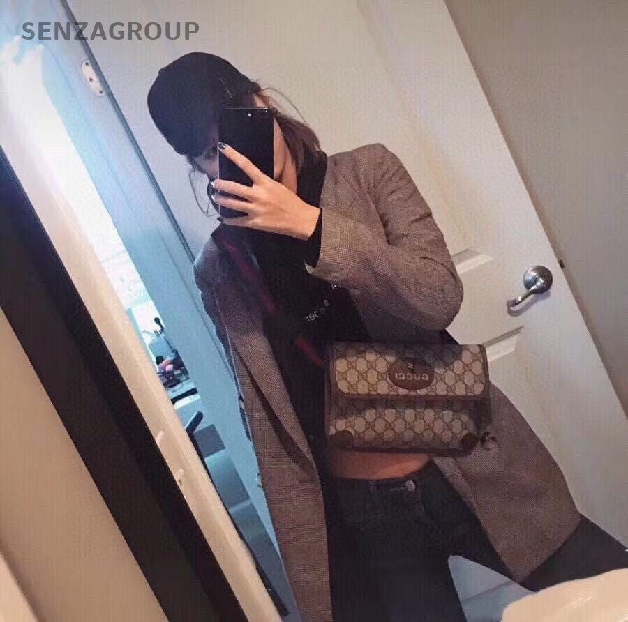 GUCCI 2ways Crossbody Shoulder Bag Brown Almost Brand new